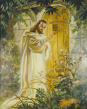 "Christ at Heart's Door" by Warner Sallman.